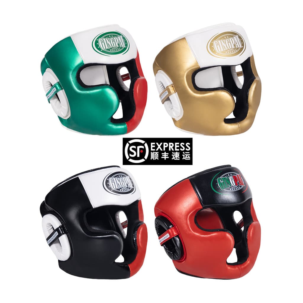 Caixa capacete de boxe adulto crianças luta Muay Thai treinamento proteção completa macaco rosto Sanda chapelaria Taekwo