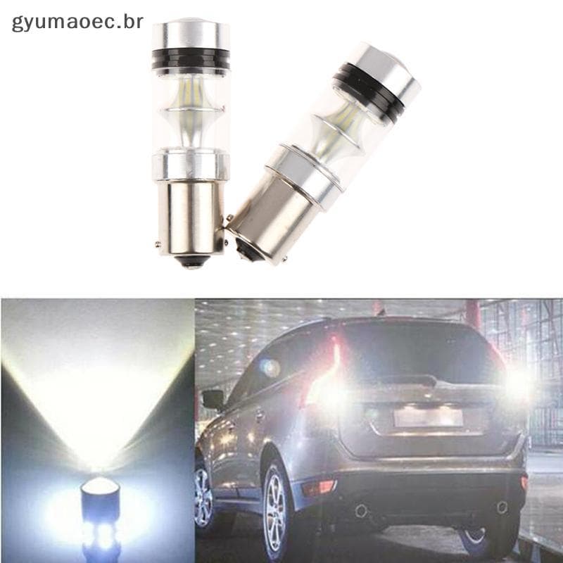 [GYU] Branco P21W BA15s 1156 LED Canbus Baup Luz Reversa Lâmpada BR