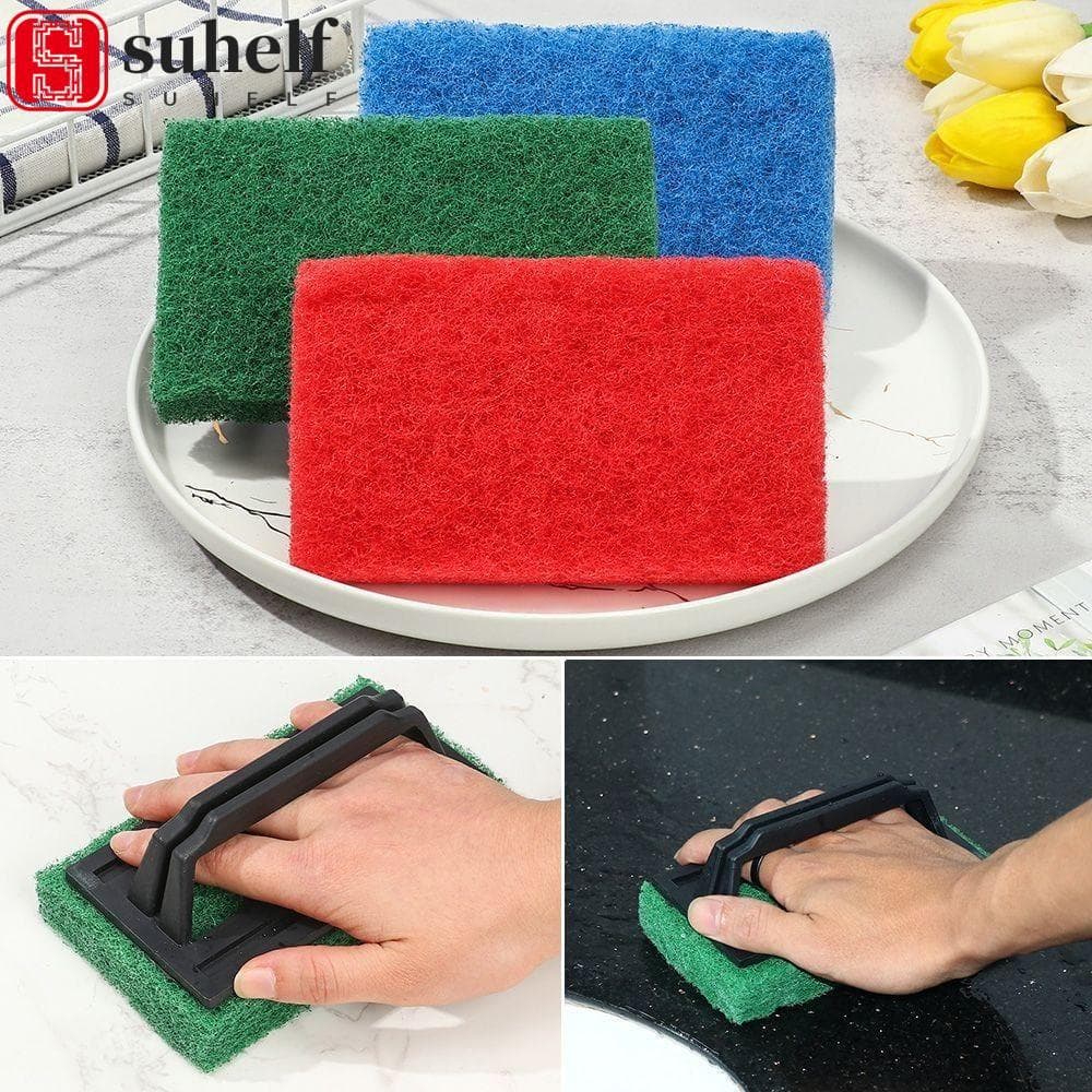 Escova De Esponja SUHELF , Purificador Com Alça Para Limpeza De Piscina , Ferramenta De Manchas De Plástico Multiuso