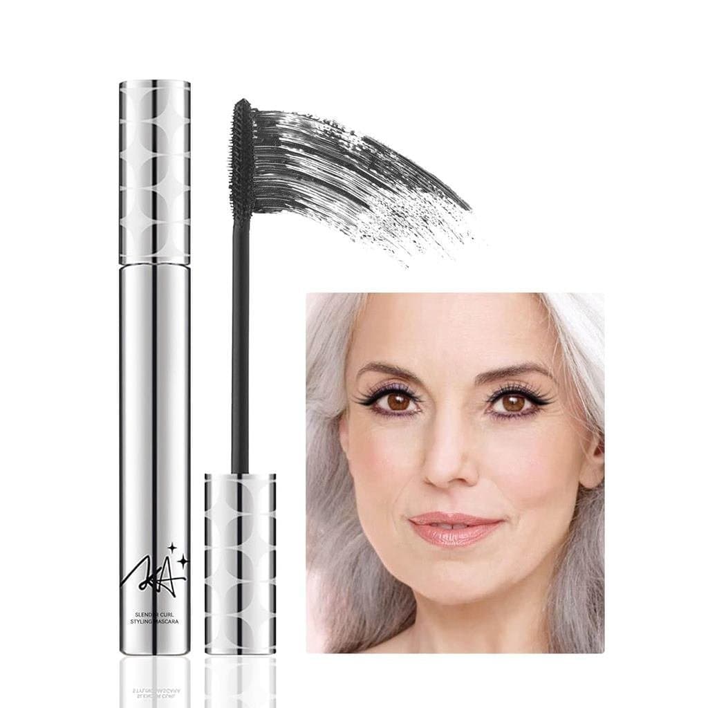 Máscara para Mulheres Acima de 60 Anos, Máscara de Volume e Comprimento para Mulheres Maduras com Cílios Ralos, Máscara
