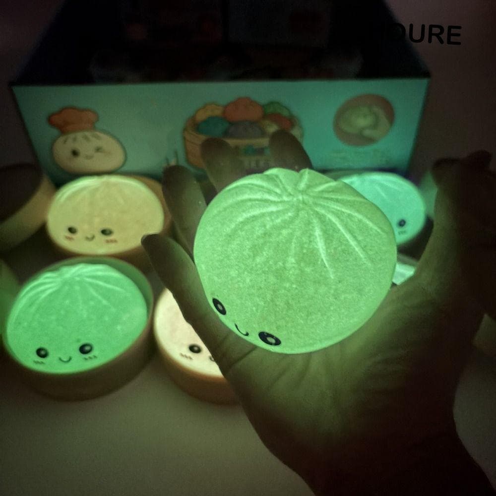 Bolinho Mole Da Hora , Brinquedos Moles Luminosos Do Recuperação Lenta , Bola Sensorial Brilho Noctilucente