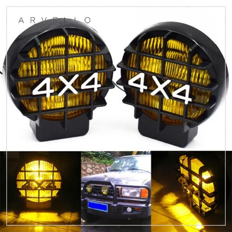 Arvello Farol De Milha LED 5,5 Polegadas Redondo Off Road 4x4 Luz De Trabalho Neblina Para Carro SUV