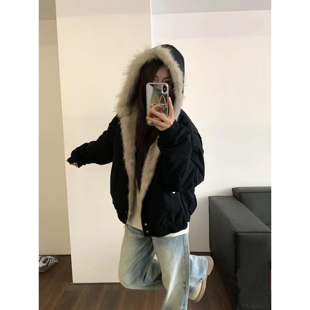 Nacional na moda estilo americano jaqueta acolchoada de algodão feminina 2025 novo estilo assento de inverno escultura e