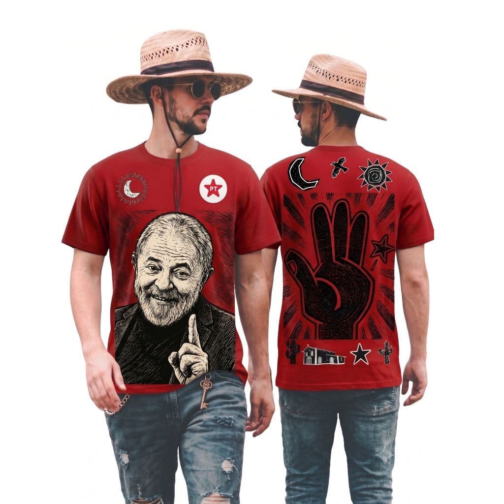 Camisa do Lula em tecido Premium