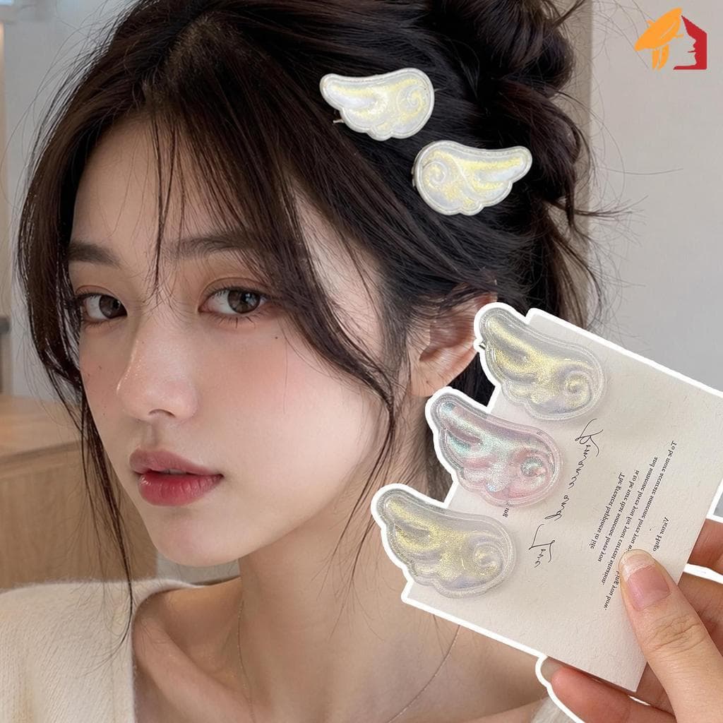 Presilhas De Cabelo De Asa Pequena De Anjo De Fada Doce-Com Asas De Sonho Brilhantes E-Adereços Fotográficos Para Cospla