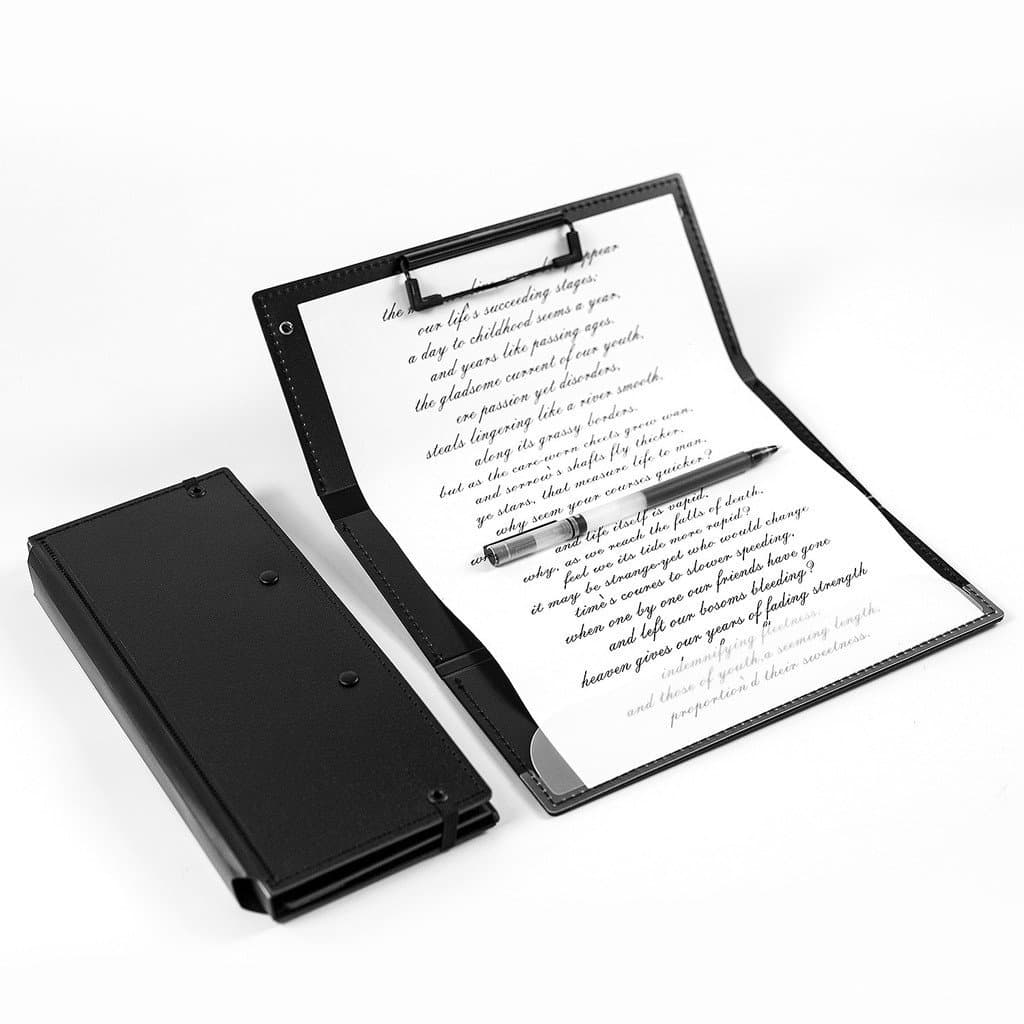 Mais vendido, mais vendido, mais vendido: prancheta tripla para uso médico de enfermeiras, papel para cartas estilo amer