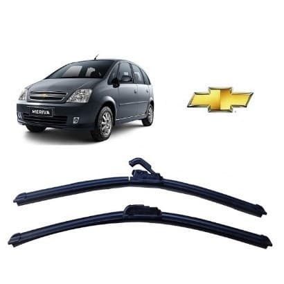 Par Palhetas Limpador De Parabrisa Dianteiro Para Chevrolet Meriva 2002 2003 2005 2006 2008 ATÉ 2012