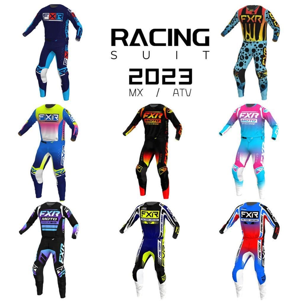FXR 2023 MX 360 Motocross Roupas De Conjunto De E Calças Combo