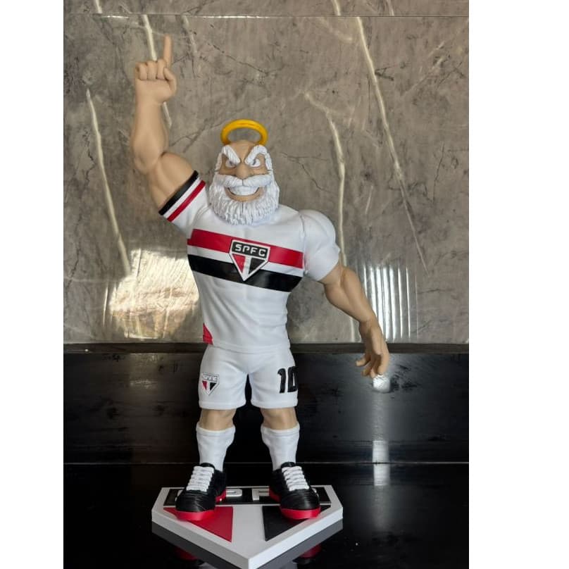 Boneco Mascote São Paulo FC Santo Forte - Oficial Licenciado