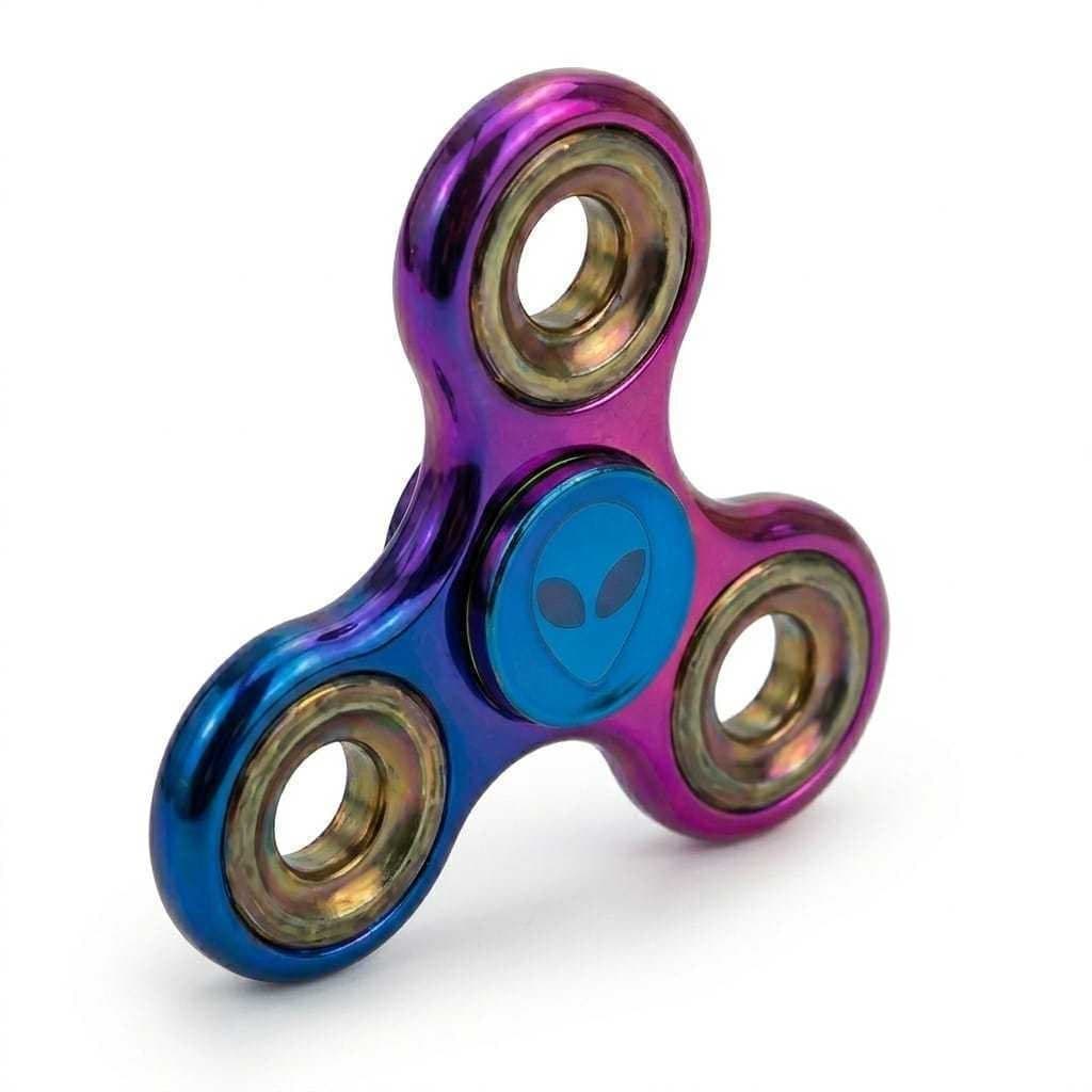 Fidget spinner feito de metal resistente à pressão com estampas clássicas, de alta qualidade e cheio de diversão.