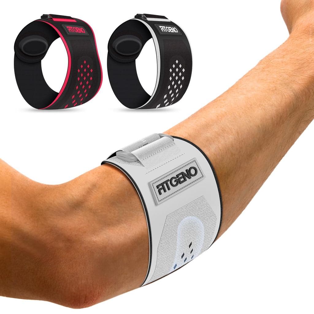Fitgenoelbowbracefortênis E Golfer'selbow:ajustávelelbowstrapfortendidocompressionpad-Suporteparaesporteshomens Mulheres