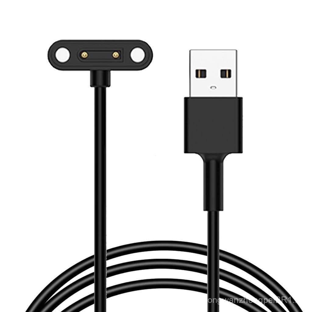 Cabo de carregamento magnético adequado para o smartwatch infantil compatível TickTalk 5 E ECSEM, tipo 2 pinos, 1 metro