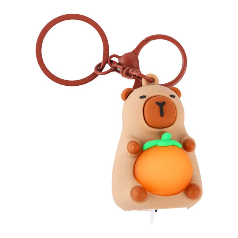 Luz Criativa Segurando Dinossauro Chaveiro Bonito Dos Desenhos Animados Panda Mochila Pingente Brilhante Pequeno Present