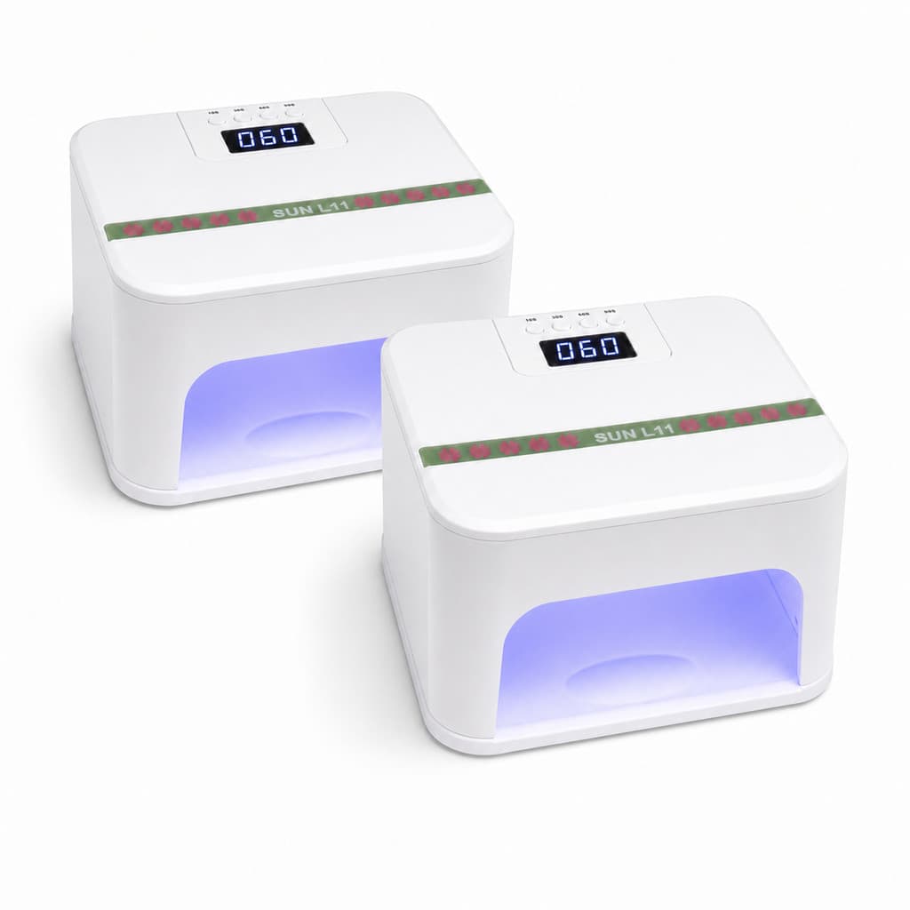 Kit 2 Cabines UV LED SUN L11 268W Sensor Base Removível Espelho Bivolt