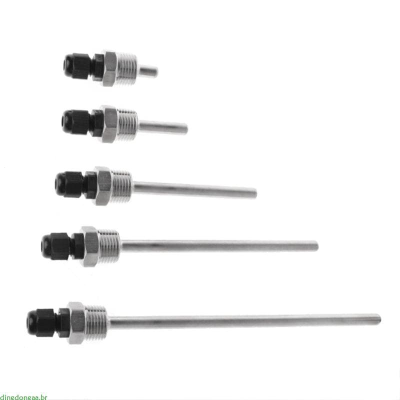 dingdongaa Thermowell Aço Inoxidável 304 1 2in Rosca À Prova D'água