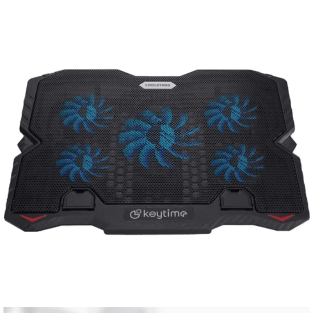 Suporte de Notebook com 5 Coolers Coolstand 5 Preto Keytime