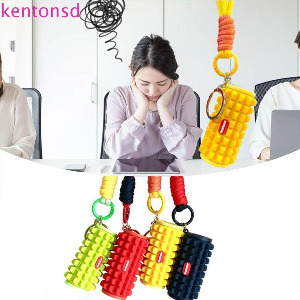 Chaveiro de Rolo de Espuma 3D KENTONSD Mini Corda de Nylon Feita à Mão Brinquedo de Mão ODSE Anti-Perda Yoga