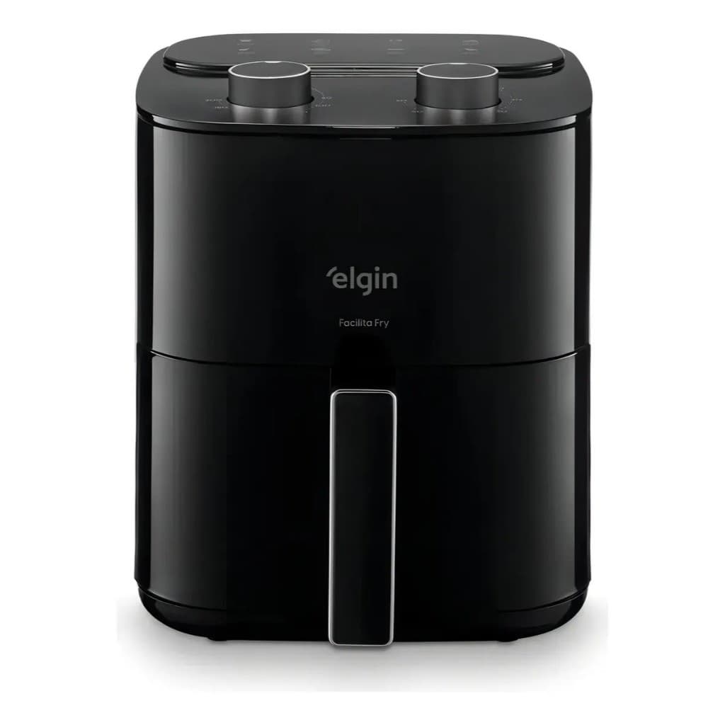 Fritadeira Air Fryer Facilita Fry 3,5litros Preta Elgin Preto