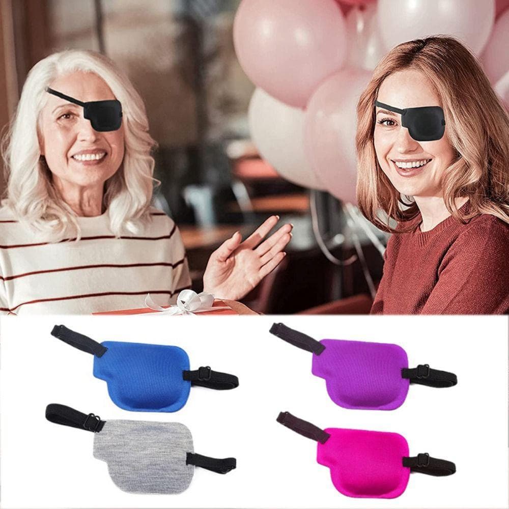 Tapa-Olho Ajustável 3D BORUIB , Adesivo Macio Para Olhos Únicos , Adesivos Coloridos E Respiráveis De Estrabismo 3D