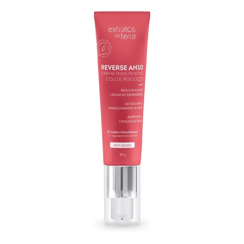 Creme Para Rosto E Pescoço Reverse Ah 10 30g Extratos Da Terra Normal Dia/noite