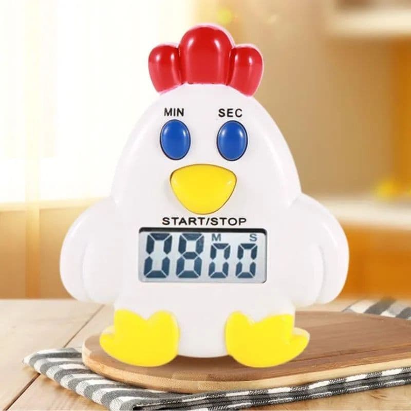 Mini Temporizador de Cozinha Divertido Frango Cozinha