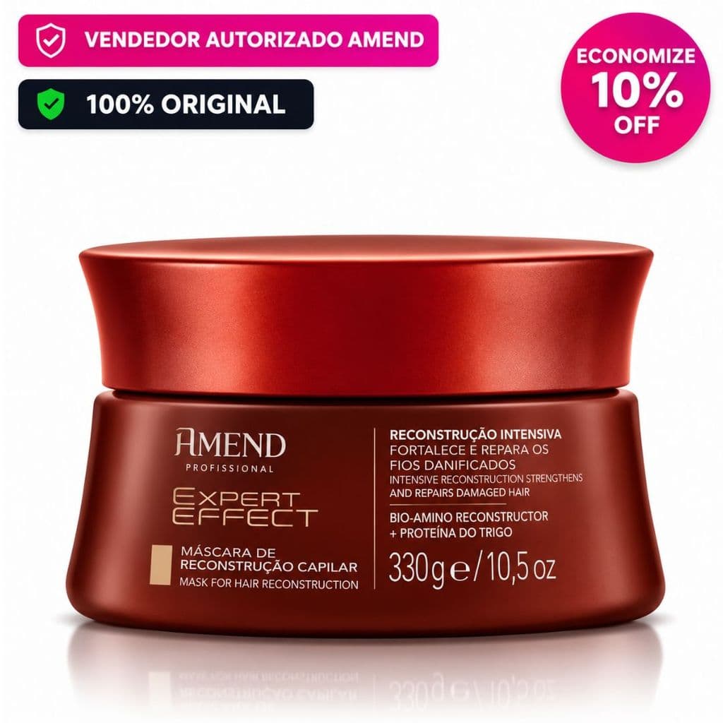 Máscara Amend Expertise Realce Da Cor Cobre Effect - 300g