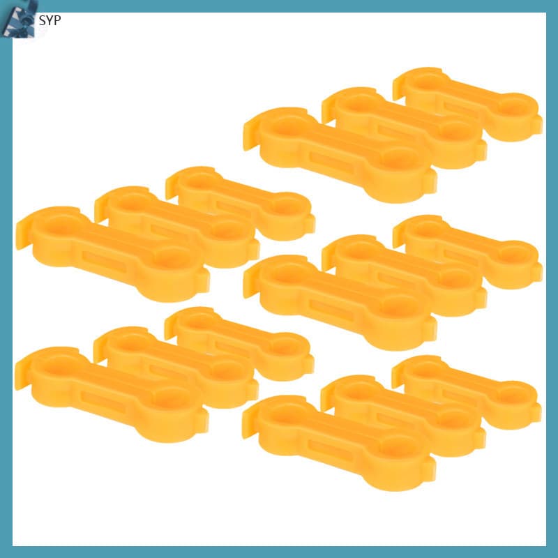 👙 15Peças Braçadeiras De Pernas Para Pintinhos PVC Amarelo Uso Em Aves