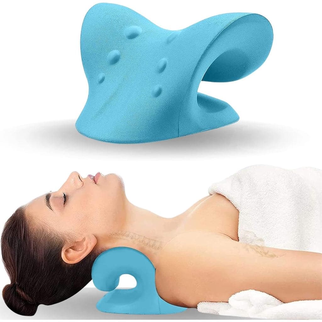 Corretor de Corcunda Cervical, Esticador de Pescoço, Tração Cervical para Relaxamento Muscular, Dispositivo de Tração Ce