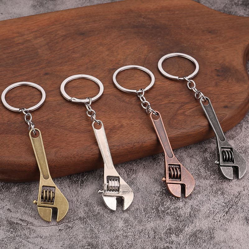 Mini Ferramenta 3D Chaveiro Chave De Metal Fenda Martelo Acessório De Presente De Carro