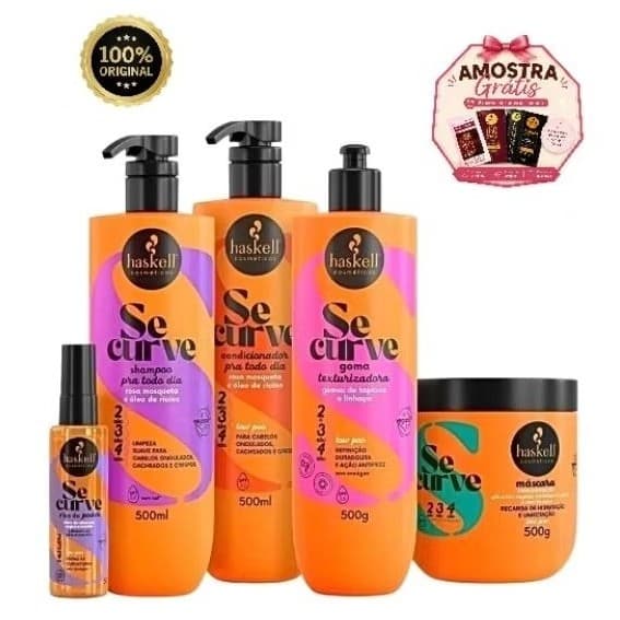 kit Se Curve 500ml Ondulado Haskell (2abc)