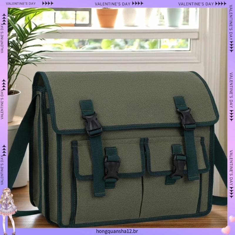 Bolsa de ferramentas não desbotada para encanador, atualização de três camadas, bolsa de ombro para carpintaria, mochila