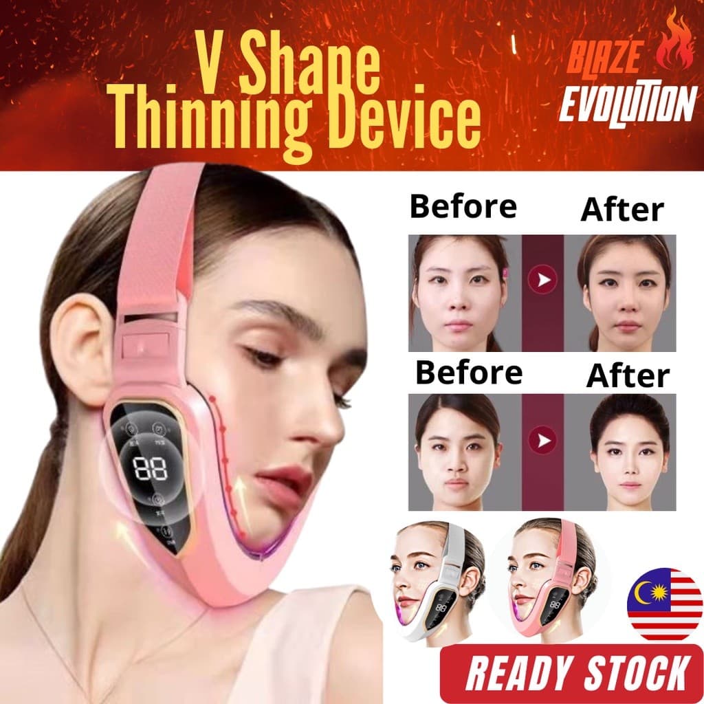 Dispositivo De Levantamento Facial Em Forma De V , Massageador Fino , Ferramentas De Massagem Para Emagrecimento De Quei