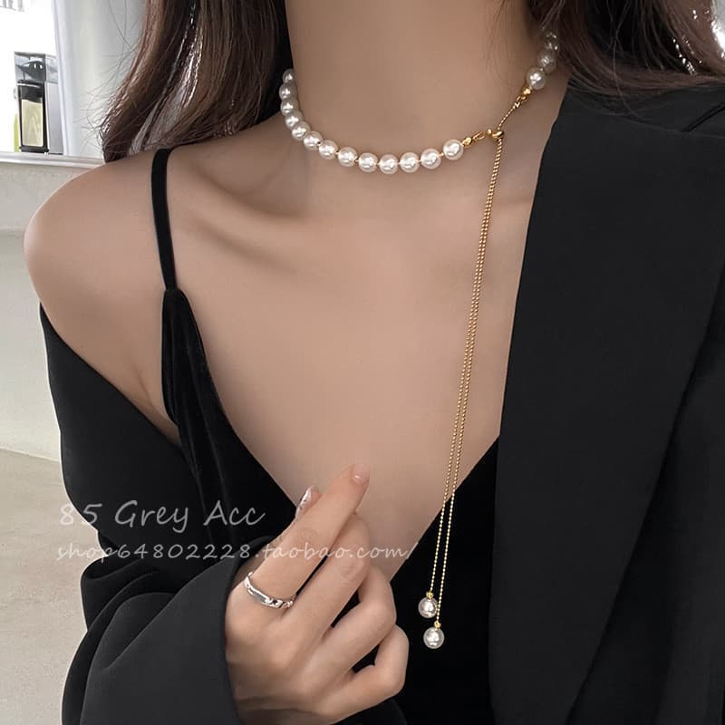 [349] Colar elegante e moderno, joia requintada CEHS YAPB