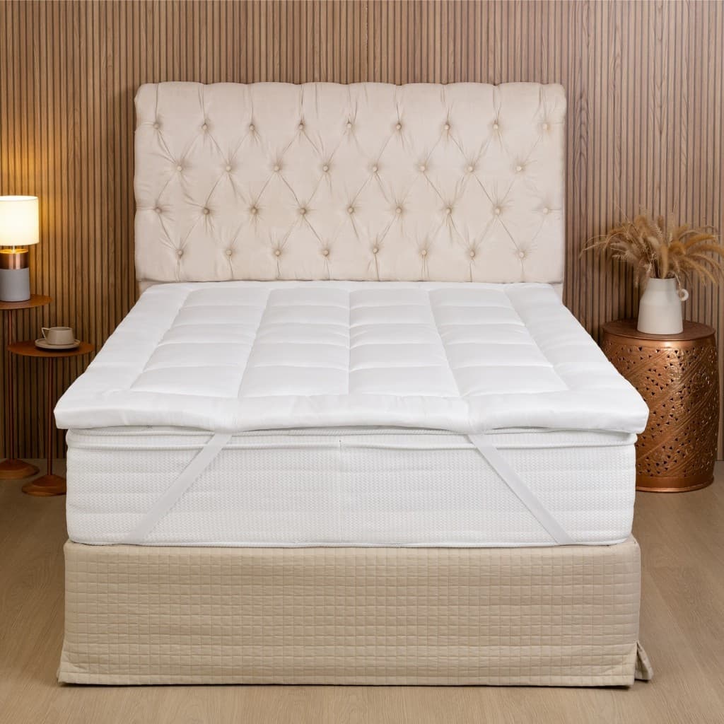 Protetor De Colchão Pillow Top Cama Box e Normal Casal Queen king