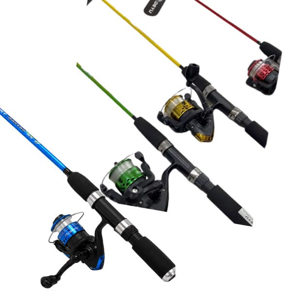 Kit De Pesca Pescaria Rosa Vara 15lb Molinete já Com Linha