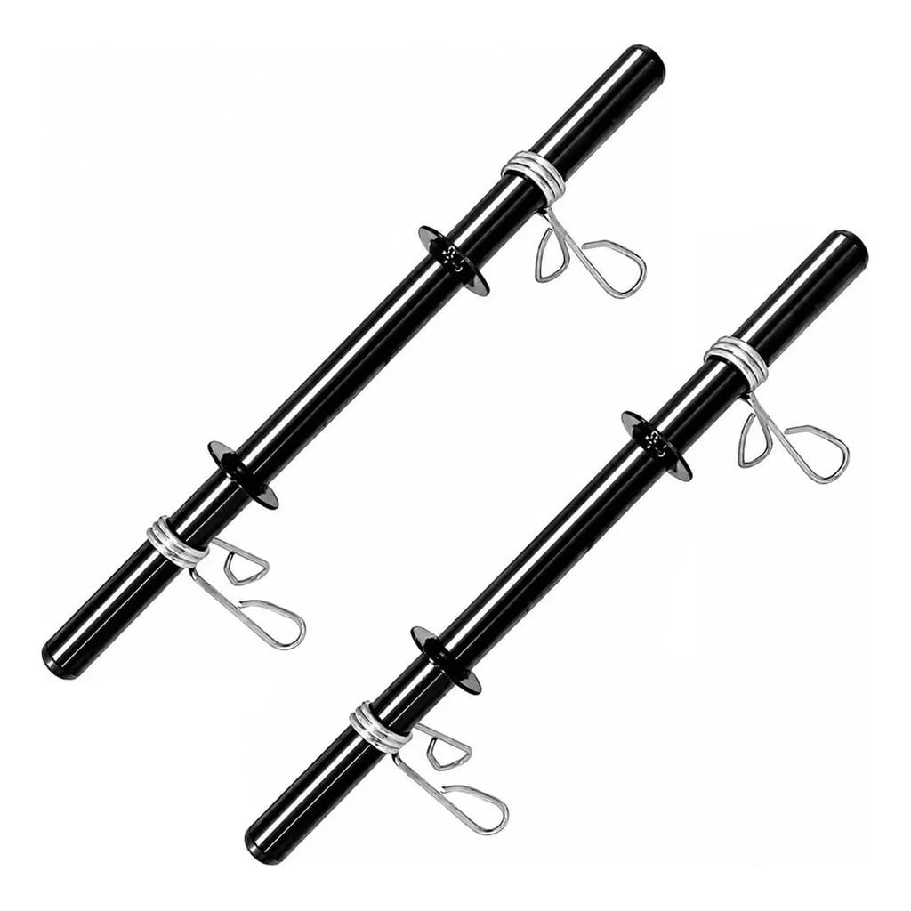Conjunto Halteres VuksFit Barra Oca 40cm Com Presilhas