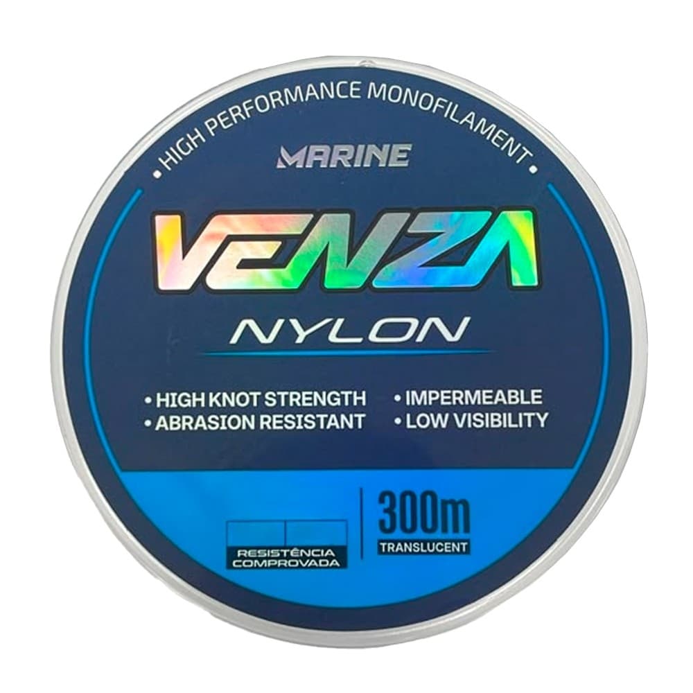Linha Monofilamento Venza Transparente  300m - Marine