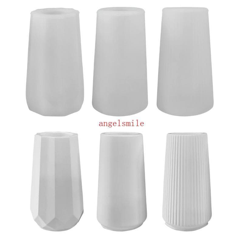Os Melhores Moldes Silicone Artesanais Para Vasos Listrados, Multiuso Casa