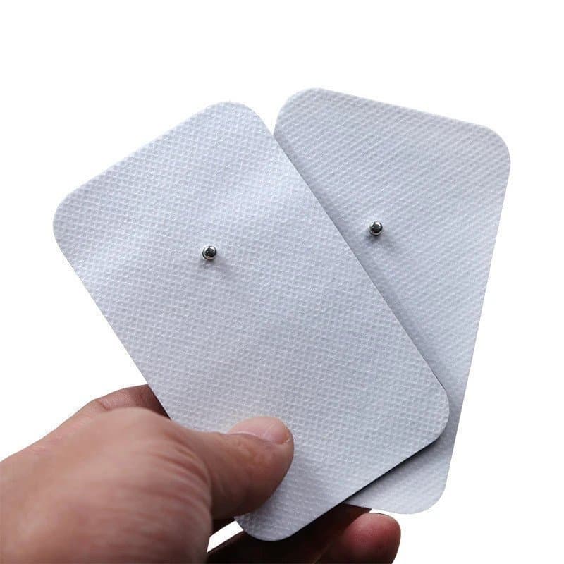 Almofadas de Gel Adesivas Não Tecidas 6x10cm para Máquina de Estimulação Muscular Elétrica, Adesivo Condutor