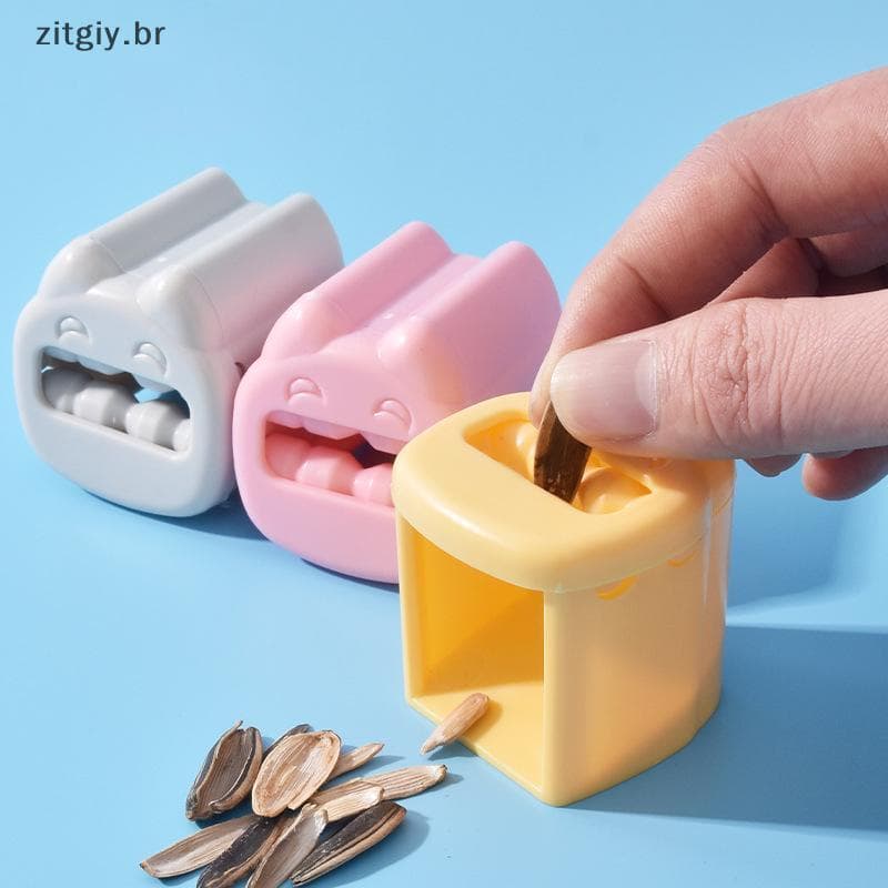 [zitgiy] Descascador De Conchas De Girassol , Sementes De Melão , Divisor Fofo , Artefato Preguiçoso , Abridor De Nozes