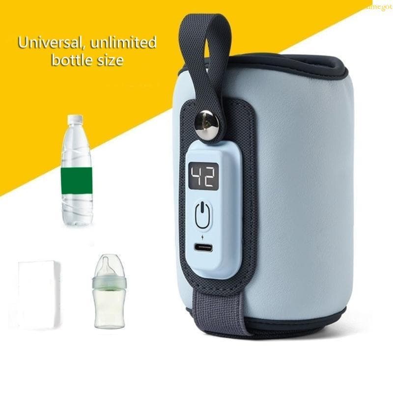 gotitonmegot Aquecedor Mamadeiras 38 ° C-52 Portátil Mamadeira USB Para Viagem Carro Durável