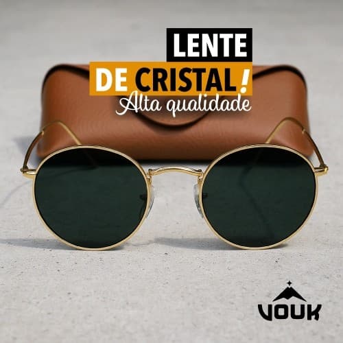 Óculos de Sol Vouk Round – LINHA PREMIUM – Unissex