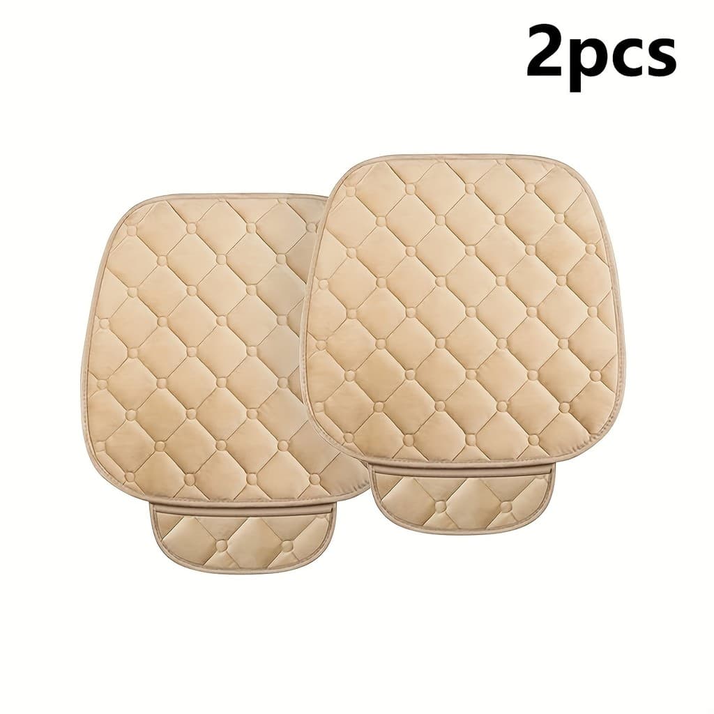 Conjunto De Almofadas De Assento De Carro 2pcs Protetor Dianteiro Universal Para A Maioria Dos Carros E SUVs-Macio Confo