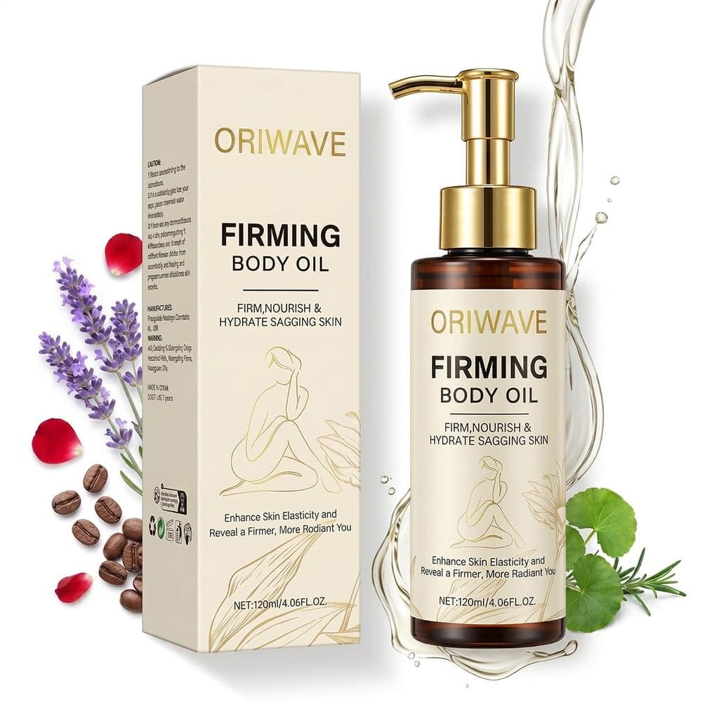 Óleo corporal firmador para mulheres e homens, firmador e hidratante, não oleoso, para tonificação de braços, estômago e