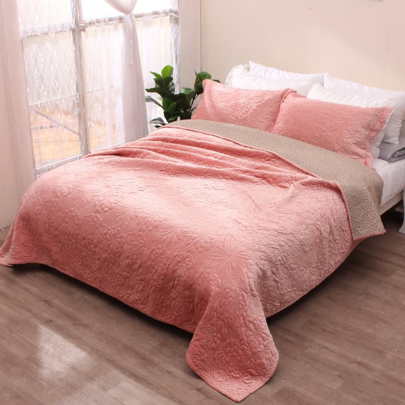 Roupa de cama de pelúcia de inverno cristal velo algodão acolchoado colcha capa de cama peça única primavera outono ar c