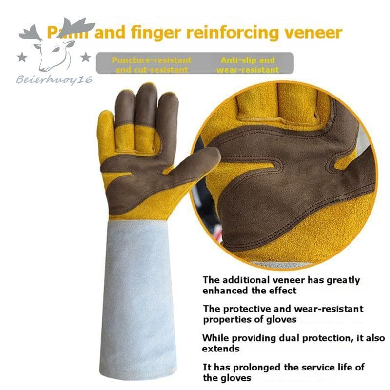 Luvas De Jardinagem Protetoras Resistentes Longas Colheita Mitten Espinho Paisagismo Segurança Handwear Luva De Jardim