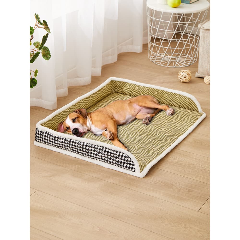 Canil quatro estações Universal grande cão Golden Retriever verão cama do cão de estimação dormir verão esteira Corgi cã