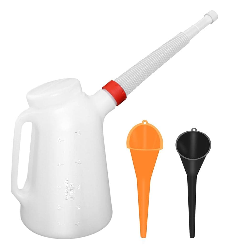 Recipiente Medidor de Óleo, Dispensador de Óleo para Motor Automotivo, Recipiente de para Motor, Funis de Óleo de P