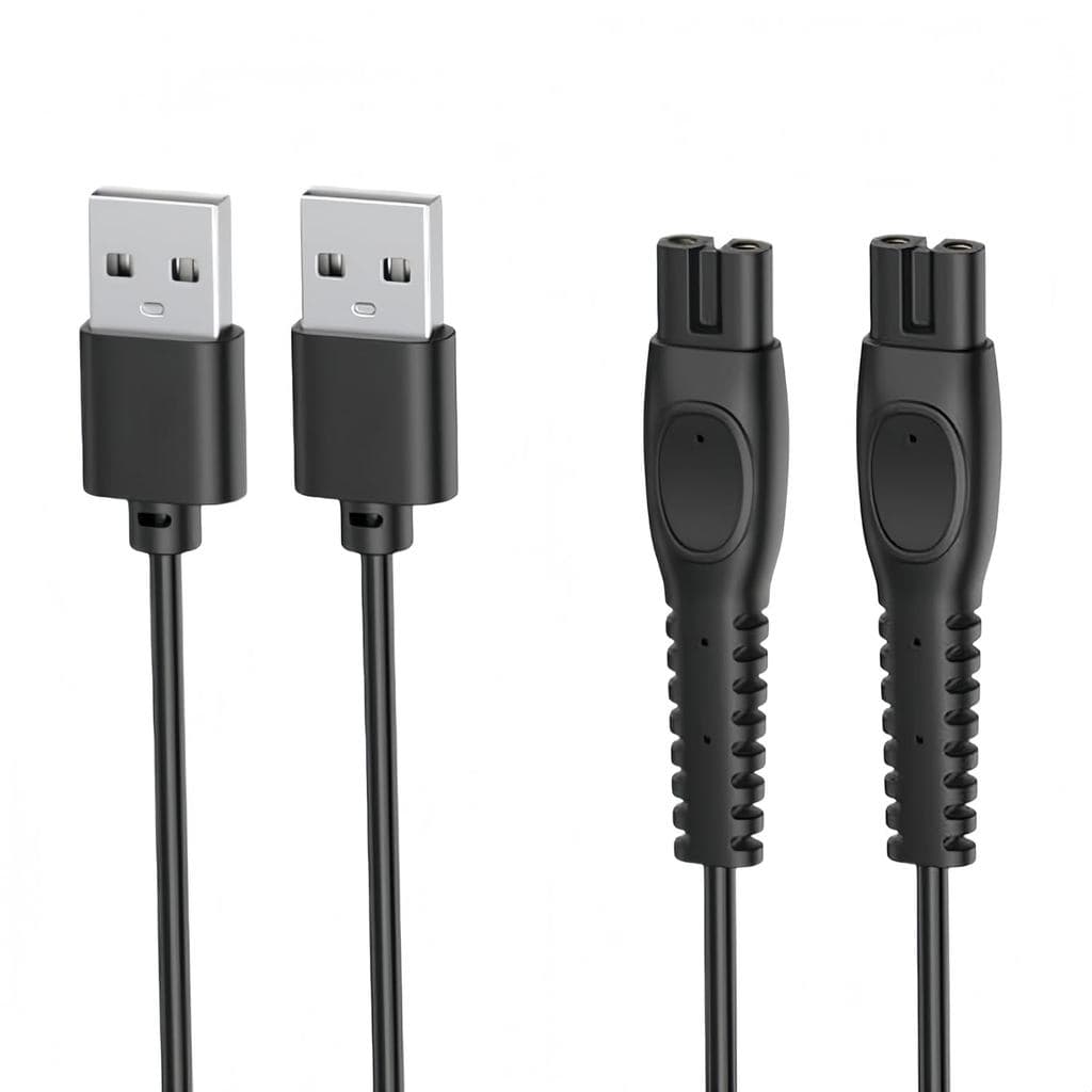 Cabo USB Qjin para Philips Norelco All-in-One 3000 5000 7000 9000, Multigroom, aparador de barba e aparador corporal, ca