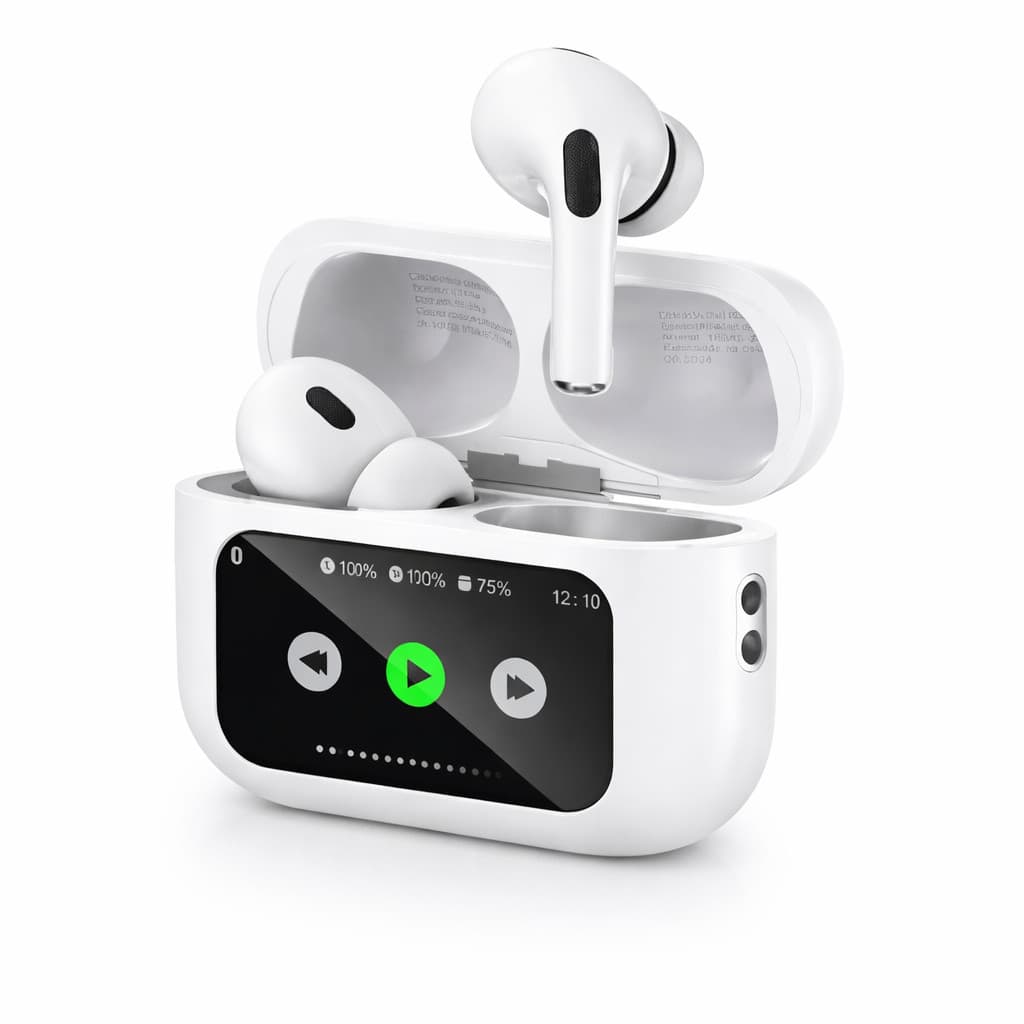 Fone De Ouvido Bluetooth KAIDI ORIGINAL Tela Touch Fone de Ouvido Sem Fio Cancelamento de Ruido - Envio Imediato